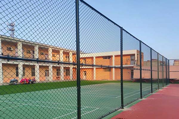 plastic coated chain link fencing