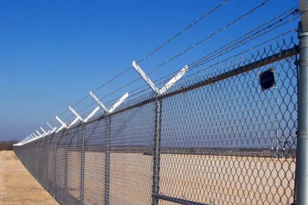 Chain Link Fence with Mesh