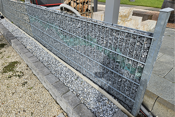 installing gabion baskets