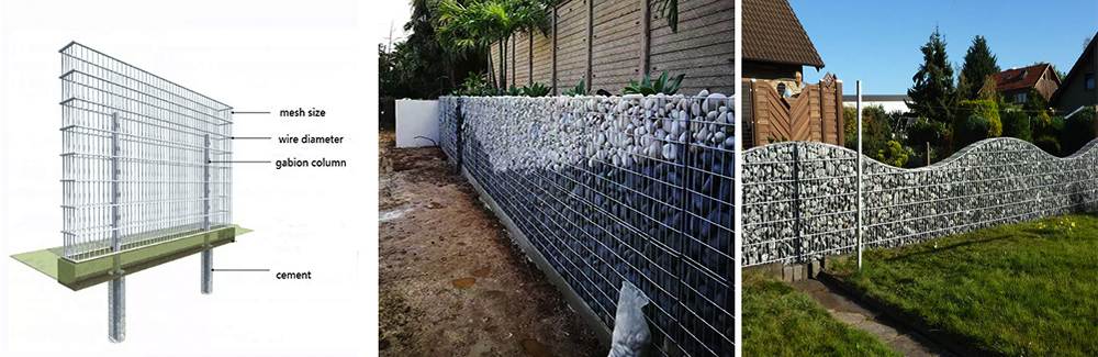 welded gabion wall