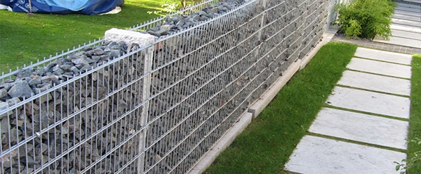 Black Plastic-Sprayed Welded Gabion