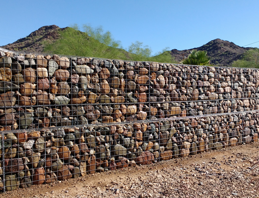 gabion rock wall