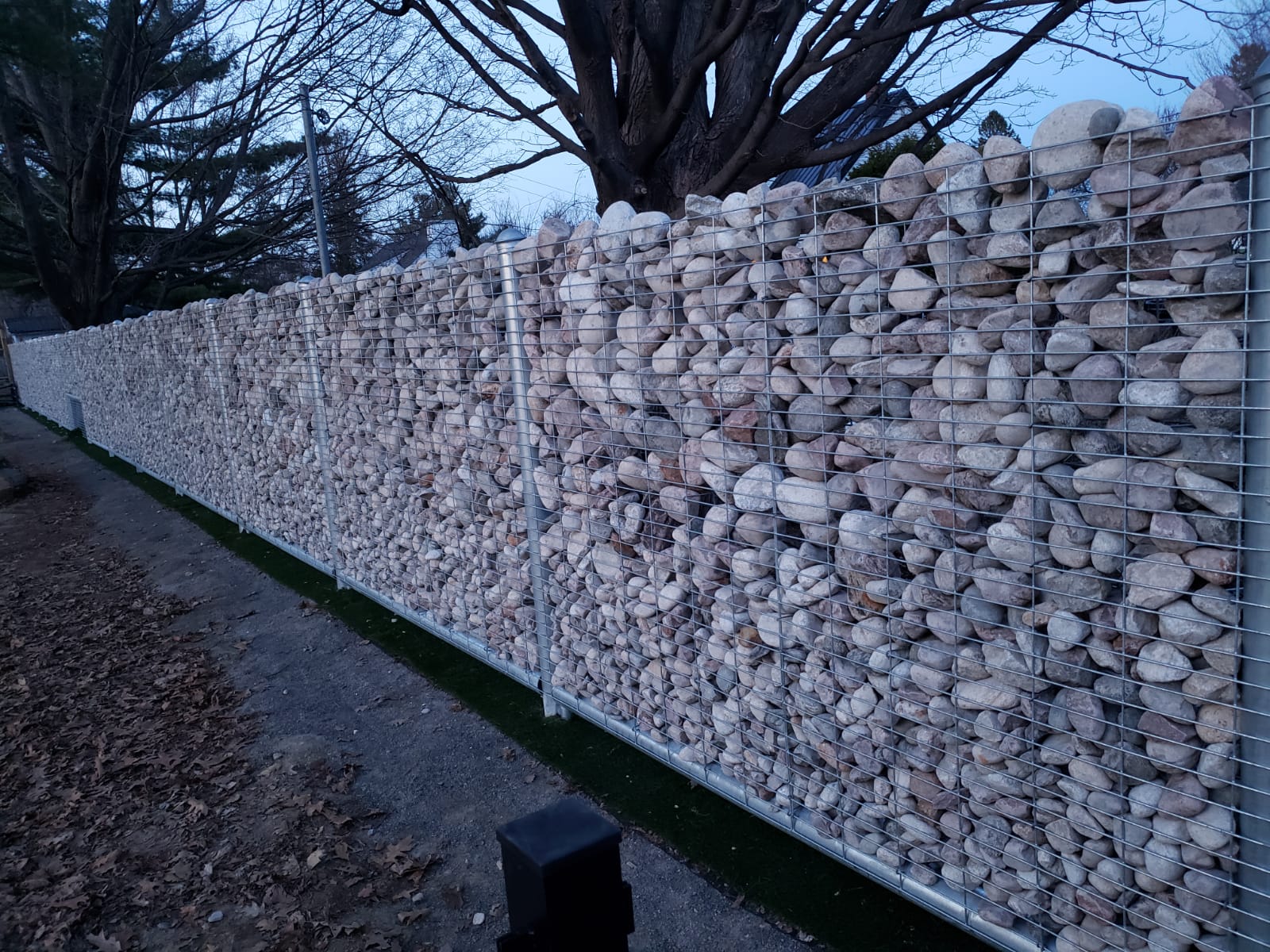 gabion wall fence